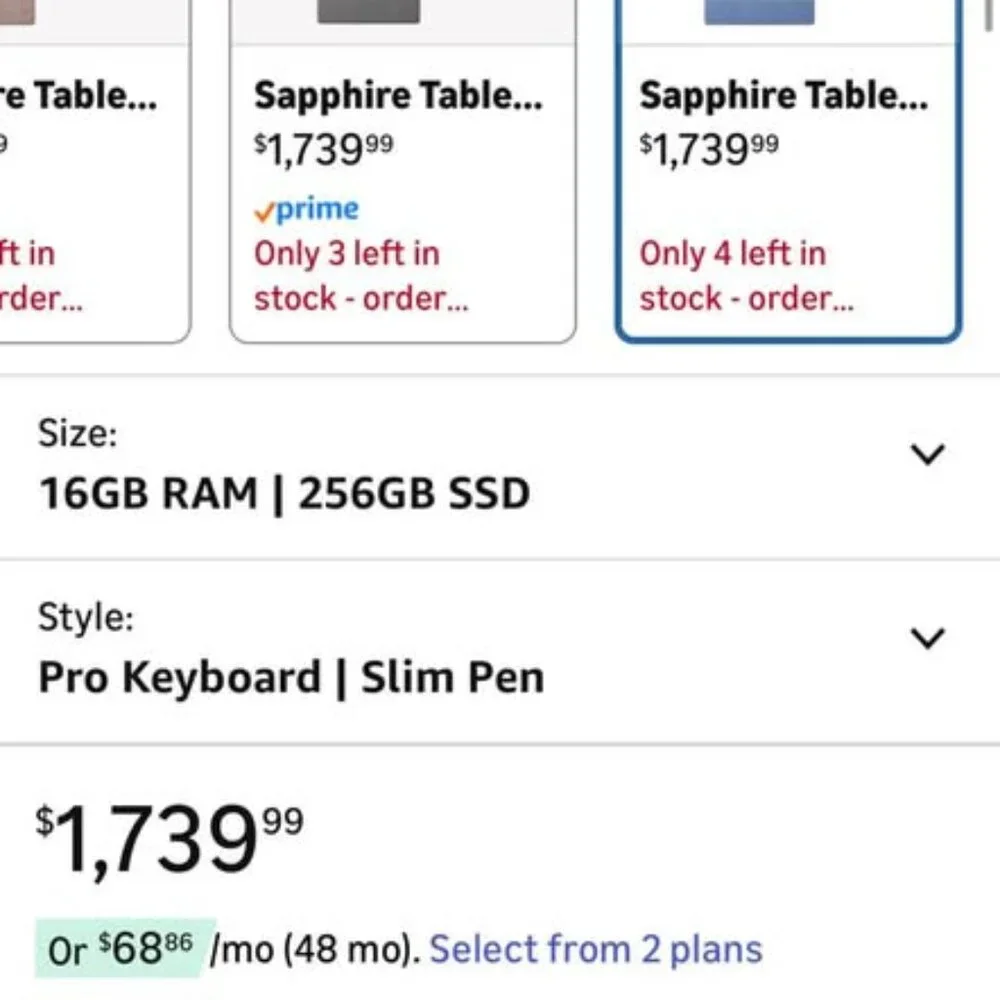 Microsoft selling surface